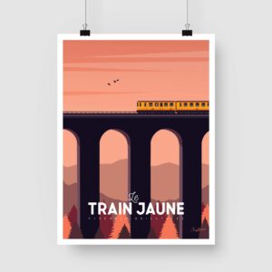 Le train jaune - Montcouleur